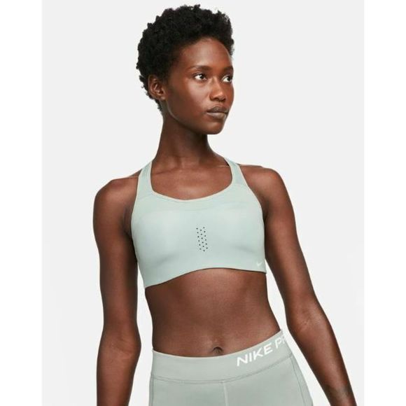 Nike AJ0340-357 Women's Sz XS Jade Smoke Alpha High Support Padded Sports Bra - Picture 1 of 3